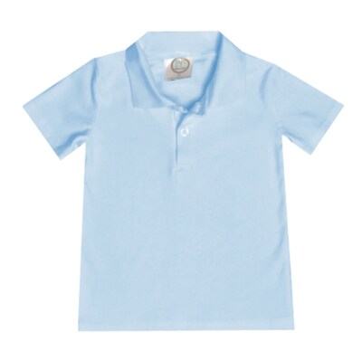 Boys Easter Polo Shirt with embroidered monogram initials and bunny rabbits on either side of design blue or white shirts available - image2